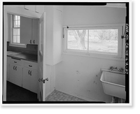 Historic Framed Print, Bishop Creek Hydroelectric System, Plant 6, Cashbaugh-Kilpatrick House, Bishop Creek, Bishop vicinity, Inyo County, CA - 27,  17-7/8" x 21-7/8"