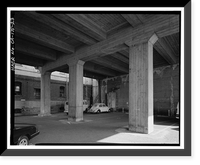Historic Framed Print, First Street Bridge, Spanning Los Angeles River at First Street, Los Angeles, Los Angeles County, CA - 23,  17-7/8" x 21-7/8"