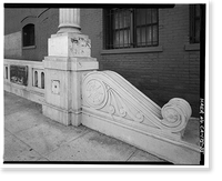 Historic Framed Print, First Street Bridge, Spanning Los Angeles River at First Street, Los Angeles, Los Angeles County, CA - 35,  17-7/8" x 21-7/8"