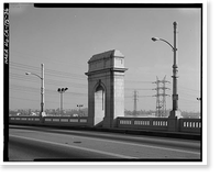 Historic Framed Print, First Street Bridge, Spanning Los Angeles River at First Street, Los Angeles, Los Angeles County, CA - 36,  17-7/8" x 21-7/8"