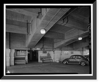 Historic Framed Print, Sixth Street Bridge, Spanning 101 Freeway at Sixth Street, Los Angeles, Los Angeles County, CA - 33,  17-7/8" x 21-7/8"
