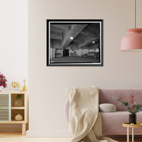 Historic Framed Print, Sixth Street Bridge, Spanning 101 Freeway at Sixth Street, Los Angeles, Los Angeles County, CA - 33,  17-7/8" x 21-7/8"