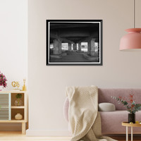Historic Framed Print, Ninth Street Viaduct, Spanning Los Angeles River at Olympic Boulevard, Los Angeles, Los Angeles County, CA - 14,  17-7/8" x 21-7/8"