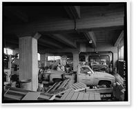 Historic Framed Print, Ninth Street Viaduct, Spanning Los Angeles River at Olympic Boulevard, Los Angeles, Los Angeles County, CA - 18,  17-7/8" x 21-7/8"