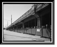 Historic Framed Print, Ninth Street Viaduct, Spanning Los Angeles River at Olympic Boulevard, Los Angeles, Los Angeles County, CA - 22,  17-7/8" x 21-7/8"