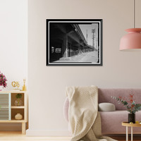 Historic Framed Print, Ninth Street Viaduct, Spanning Los Angeles River at Olympic Boulevard, Los Angeles, Los Angeles County, CA - 23,  17-7/8" x 21-7/8"