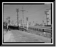 Historic Framed Print, Ninth Street Viaduct, Spanning Los Angeles River at Olympic Boulevard, Los Angeles, Los Angeles County, CA - 26,  17-7/8" x 21-7/8"