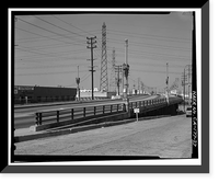 Historic Framed Print, Ninth Street Viaduct, Spanning Los Angeles River at Olympic Boulevard, Los Angeles, Los Angeles County, CA - 27,  17-7/8" x 21-7/8"