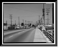 Historic Framed Print, Ninth Street Viaduct, Spanning Los Angeles River at Olympic Boulevard, Los Angeles, Los Angeles County, CA - 31,  17-7/8" x 21-7/8"