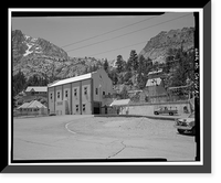Historic Framed Print, Rush Creek Hydroelectric System, Powerhouse Exciters, Rush Creek, June Lake vicinity, Mono County, CA,  17-7/8" x 21-7/8"
