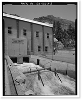 Historic Framed Print, Rush Creek Hydroelectric System, Powerhouse Exciters, Rush Creek, June Lake vicinity, Mono County, CA - 3,  17-7/8" x 21-7/8"