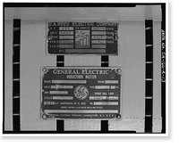 Historic Framed Print, Rush Creek Hydroelectric System, Powerhouse Exciters, Rush Creek, June Lake vicinity, Mono County, CA - 13,  17-7/8" x 21-7/8"