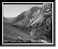 Historic Framed Print, Lee Vining Creek Hydroelectric System, Triplex Cottage, Lee Vining Creek, Lee Vining vicinity, Mono County, CA,  17-7/8" x 21-7/8"