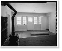 Historic Framed Print, Lee Vining Creek Hydroelectric System, Triplex Cottage, Lee Vining Creek, Lee Vining vicinity, Mono County, CA - 14,  17-7/8" x 21-7/8"