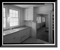 Historic Framed Print, Lee Vining Creek Hydroelectric System, Triplex Cottage, Lee Vining Creek, Lee Vining vicinity, Mono County, CA - 16,  17-7/8" x 21-7/8"