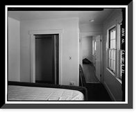 Historic Framed Print, Lee Vining Creek Hydroelectric System, Triplex Cottage, Lee Vining Creek, Lee Vining vicinity, Mono County, CA - 21,  17-7/8" x 21-7/8"