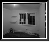 Historic Framed Print, Lee Vining Creek Hydroelectric System, Triplex Cottage, Lee Vining Creek, Lee Vining vicinity, Mono County, CA - 22,  17-7/8" x 21-7/8"