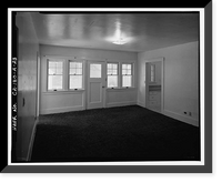 Historic Framed Print, Lee Vining Creek Hydroelectric System, Triplex Cottage, Lee Vining Creek, Lee Vining vicinity, Mono County, CA - 23,  17-7/8" x 21-7/8"