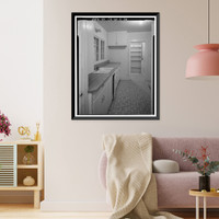 Historic Framed Print, Lee Vining Creek Hydroelectric System, Triplex Cottage, Lee Vining Creek, Lee Vining vicinity, Mono County, CA - 26,  17-7/8" x 21-7/8"