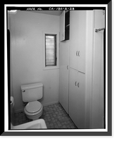 Historic Framed Print, Lee Vining Creek Hydroelectric System, Triplex Cottage, Lee Vining Creek, Lee Vining vicinity, Mono County, CA - 28,  17-7/8" x 21-7/8"