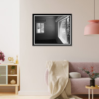 Historic Framed Print, Lee Vining Creek Hydroelectric System, Triplex Cottage, Lee Vining Creek, Lee Vining vicinity, Mono County, CA - 29,  17-7/8" x 21-7/8"