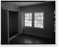 Historic Framed Print, Lee Vining Creek Hydroelectric System, Triplex Cottage, Lee Vining Creek, Lee Vining vicinity, Mono County, CA - 30,  17-7/8" x 21-7/8"