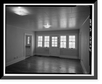 Historic Framed Print, Lee Vining Creek Hydroelectric System, Triplex Cottage, Lee Vining Creek, Lee Vining vicinity, Mono County, CA - 31,  17-7/8" x 21-7/8"