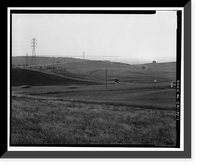 Historic Framed Print, Keefe-McDerby Mine Ditch, East of East Bidwell Street between Clarksville Ro, Folsom vicinity, Sacramento County, CA,  17-7/8" x 21-7/8"