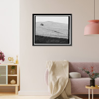 Historic Framed Print, Keefe-McDerby Mine Ditch, East of East Bidwell Street between Clarksville Ro, Folsom vicinity, Sacramento County, CA - 2,  17-7/8" x 21-7/8"