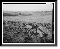 Historic Framed Print, Keefe-McDerby Mine Ditch, East of East Bidwell Street between Clarksville Ro, Folsom vicinity, Sacramento County, CA - 4,  17-7/8" x 21-7/8"
