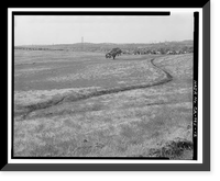 Historic Framed Print, Keefe-McDerby Mine Ditch, East of East Bidwell Street between Clarksville Ro, Folsom vicinity, Sacramento County, CA - 12,  17-7/8" x 21-7/8"