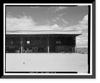 Historic Framed Print, Barstow-Daggett Airport, Hangar Shed No. 4, 39500 National Trails Highway, Daggett vicinity, San Bernardino County, CA - 4,  17-7/8" x 21-7/8"