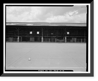 Historic Framed Print, Barstow-Daggett Airport, Hangar Shed No. 4, 39500 National Trails Highway, Daggett vicinity, San Bernardino County, CA - 6,  17-7/8" x 21-7/8"