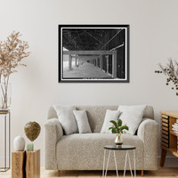 Historic Framed Print, Barstow-Daggett Airport, Hangar Shed No. 4, 39500 National Trails Highway, Daggett vicinity, San Bernardino County, CA - 11,  17-7/8" x 21-7/8"