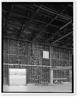 Historic Framed Print, Barstow-Daggett Airport, Hangar Shed No. 4, 39500 National Trails Highway, Daggett vicinity, San Bernardino County, CA - 12,  17-7/8" x 21-7/8"