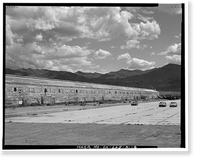 Historic Framed Print, Barstow-Daggett Airport, Hangar Shed No. 4, 39500 National Trails Highway, Daggett vicinity, San Bernardino County, CA - 18,  17-7/8" x 21-7/8"