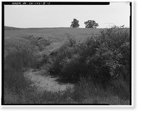 Historic Framed Print, Natomas Ditch System, Rhodes Ditch, West of Bidwell Street, north of U.S. Highway 50, Folsom, Sacramento County, CA,  17-7/8" x 21-7/8"