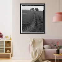 Historic Framed Print, Natomas Ditch System, Rhodes Ditch, West of Bidwell Street, north of U.S. Highway 50, Folsom, Sacramento County, CA - 2,  17-7/8" x 21-7/8"