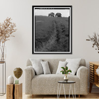 Historic Framed Print, Natomas Ditch System, Rhodes Ditch, West of Bidwell Street, north of U.S. Highway 50, Folsom, Sacramento County, CA - 2,  17-7/8" x 21-7/8"