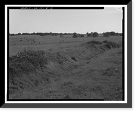 Historic Framed Print, Natomas Ditch System, Rhodes Ditch, West of Bidwell Street, north of U.S. Highway 50, Folsom, Sacramento County, CA - 3,  17-7/8" x 21-7/8"