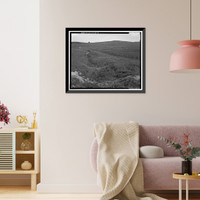 Historic Framed Print, Natomas Ditch System, Rhodes Ditch, West of Bidwell Street, north of U.S. Highway 50, Folsom, Sacramento County, CA - 4,  17-7/8" x 21-7/8"