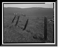 Historic Framed Print, Natomas Ditch System, Rhodes Ditch, West of Bidwell Street, north of U.S. Highway 50, Folsom, Sacramento County, CA - 13,  17-7/8" x 21-7/8"