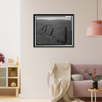Historic Framed Print, Natomas Ditch System, Rhodes Ditch, West of Bidwell Street, north of U.S. Highway 50, Folsom, Sacramento County, CA - 13,  17-7/8" x 21-7/8"