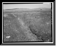 Historic Framed Print, Natomas Ditch System, Rhodes Ditch, West of Bidwell Street, north of U.S. Highway 50, Folsom, Sacramento County, CA - 17,  17-7/8" x 21-7/8"