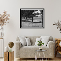Historic Framed Print, Natomas Ditch System, Rhodes Ditch, West of Bidwell Street, north of U.S. Highway 50, Folsom, Sacramento County, CA - 19,  17-7/8" x 21-7/8"