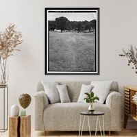 Historic Framed Print, Natomas Ditch System, Rhodes Ditch, West of Bidwell Street, north of U.S. Highway 50, Folsom, Sacramento County, CA - 20,  17-7/8" x 21-7/8"