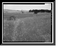 Historic Framed Print, Natomas Ditch System, Rhodes Ditch, West of Bidwell Street, north of U.S. Highway 50, Folsom, Sacramento County, CA - 21,  17-7/8" x 21-7/8"