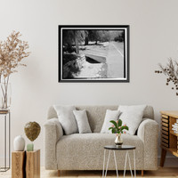 Historic Framed Print, Euclid Avenue, Upland, San Bernardino County, CA - 13,  17-7/8" x 21-7/8"