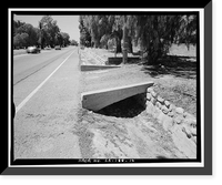 Historic Framed Print, Euclid Avenue, Upland, San Bernardino County, CA - 14,  17-7/8" x 21-7/8"