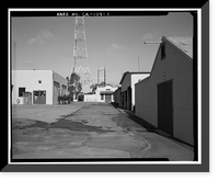 Historic Framed Print, Chollas Heights Naval Radio Transmitting Facility, 6410 Zero Road, San Diego, San Diego County, CA,  17-7/8" x 21-7/8"